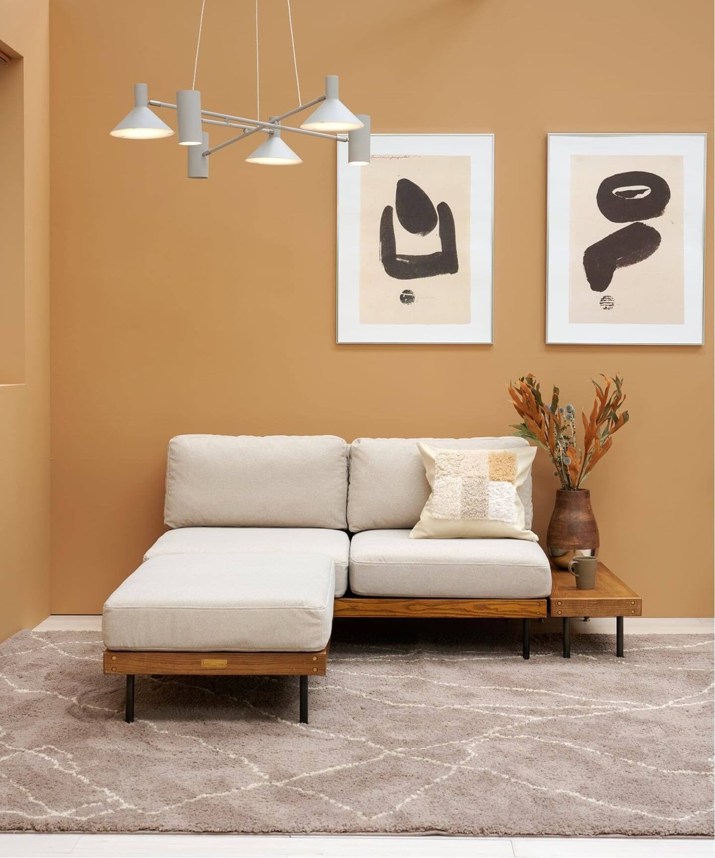 JOURNAL STANDARD FURNITURE（ジャーナルスタンダードファニチャー ） リル オットマン 25AW Fabric アイボリー