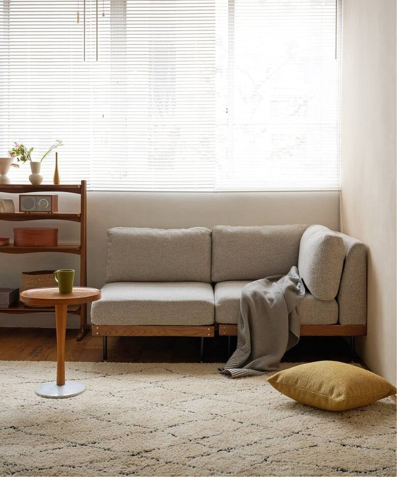 JOURNAL STANDARD FURNITURE（ジャーナルスタンダードファニチャー ） リルコーナーソファ 2ND 25 アイボリー