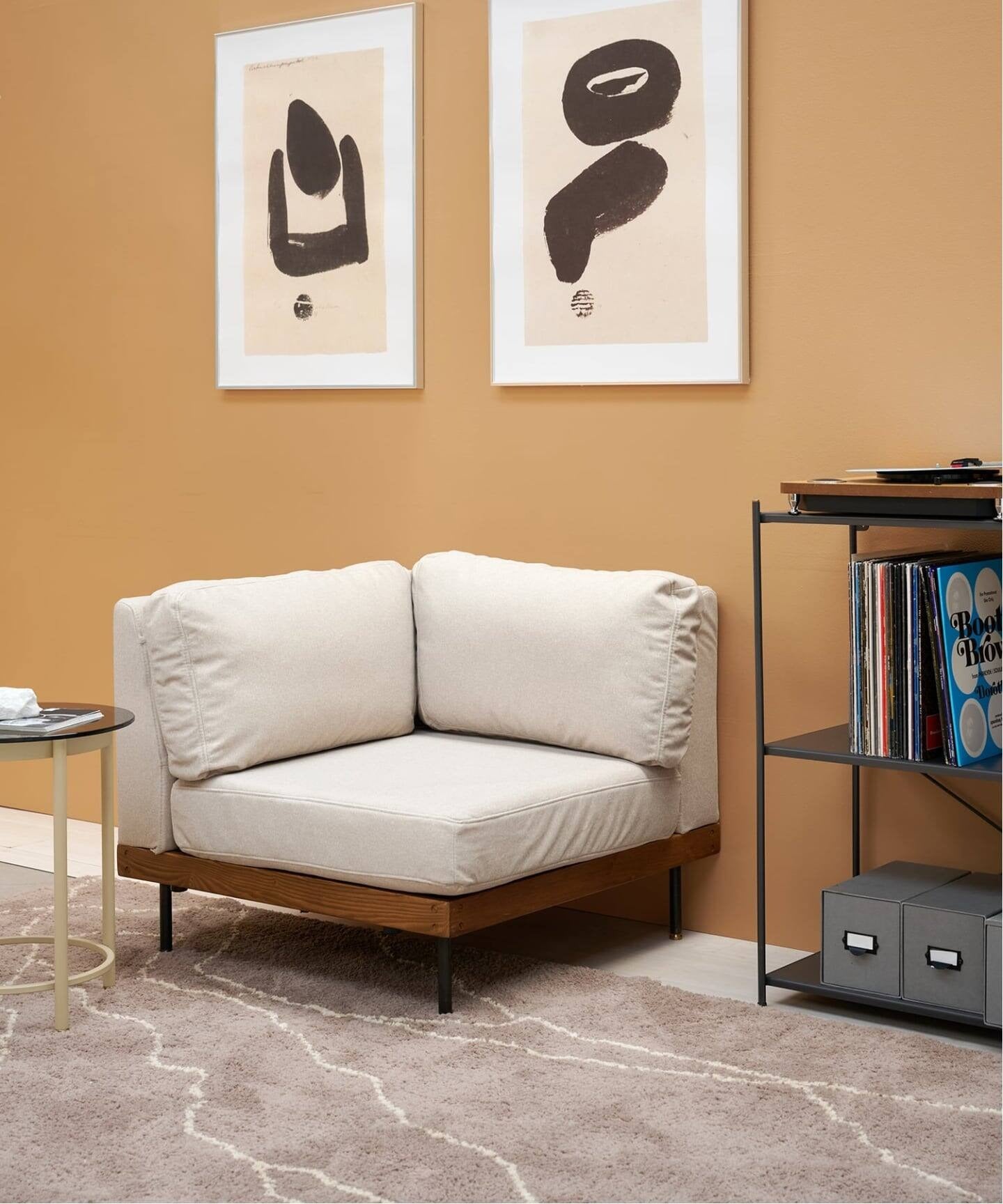 JOURNAL STANDARD FURNITURE（ジャーナルスタンダードファニチャー ） リルコーナーソファ 25AW Fabricアイボリー