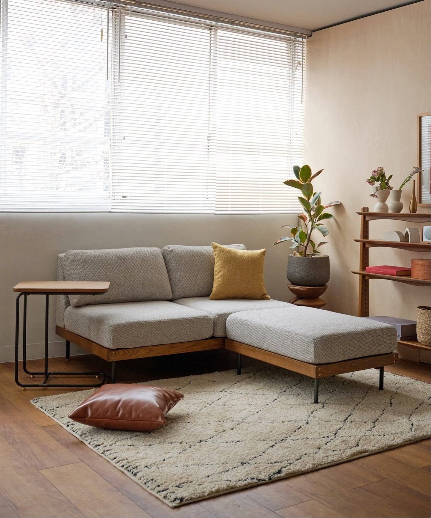 JOURNAL STANDARD FURNITURE（ジャーナルスタンダードファニチャー ） リルソファー 2P 2ND 25 アイボリー