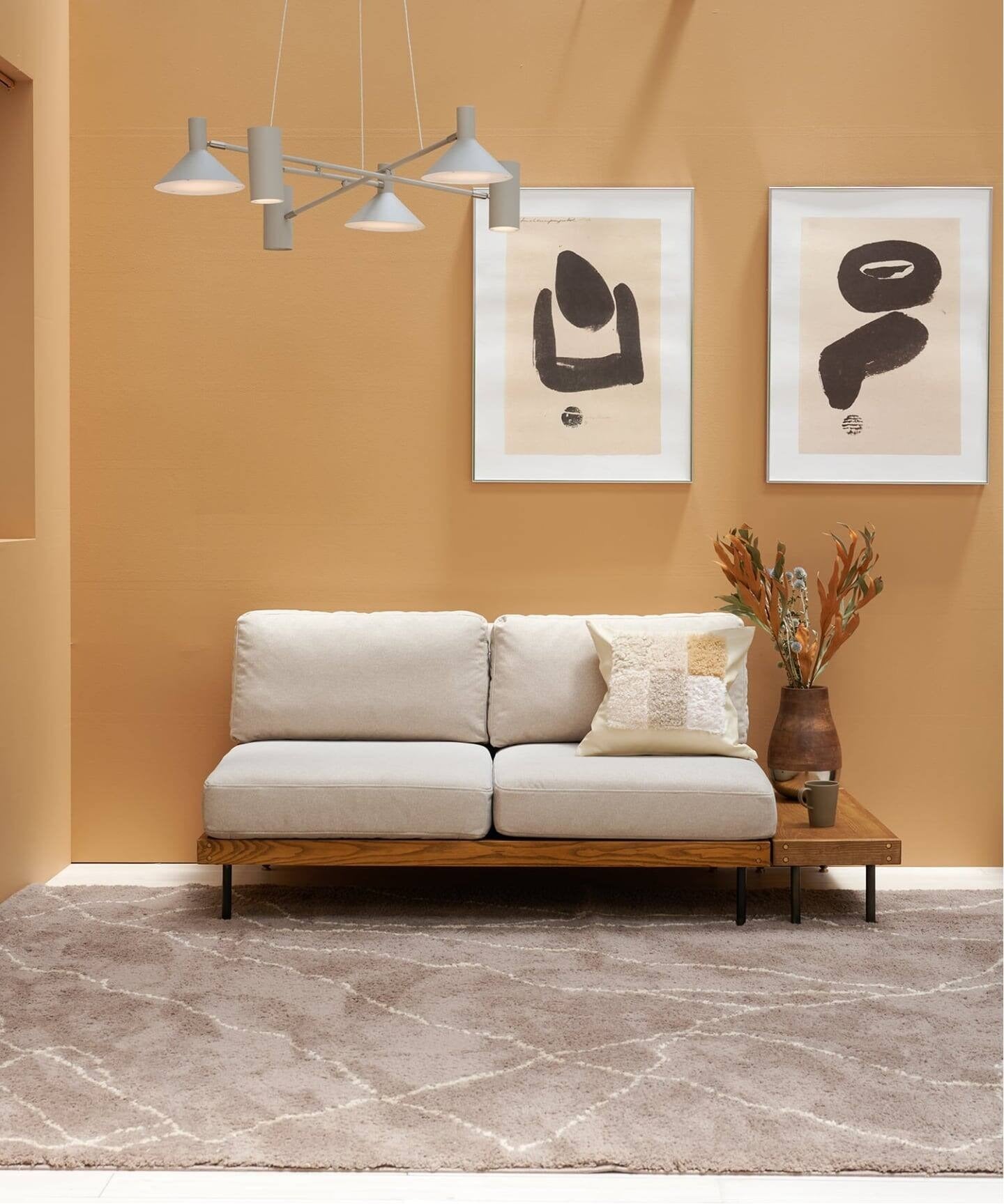 JOURNAL STANDARD FURNITURE（ジャーナルスタンダードファニチャー ） リルソファー 2P 25AW Fabric アイボリー