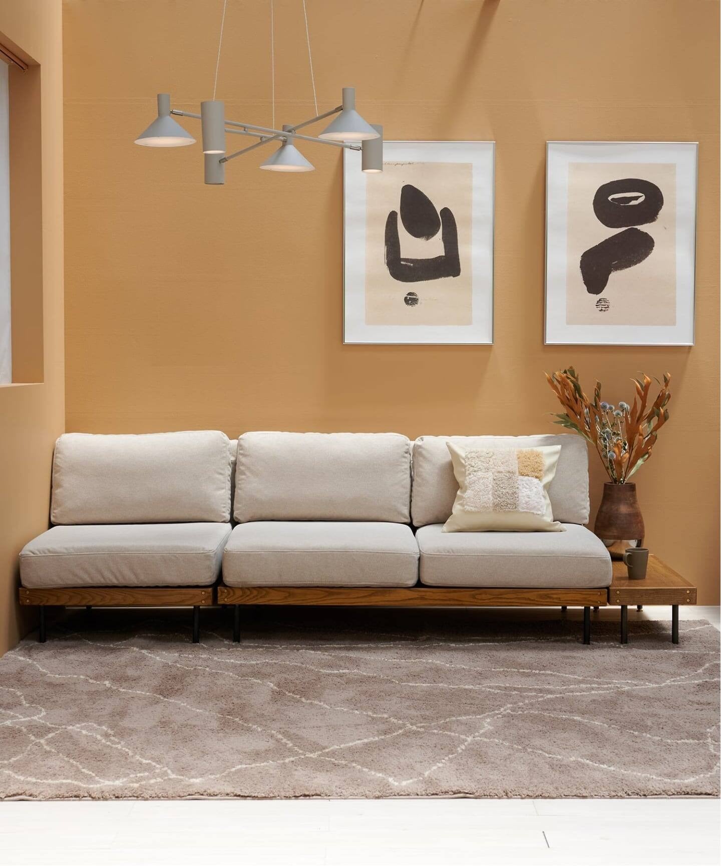 JOURNAL STANDARD FURNITURE（ジャーナルスタンダードファニチャー ） リルソファー 2P 25AW Fabric アイボリー