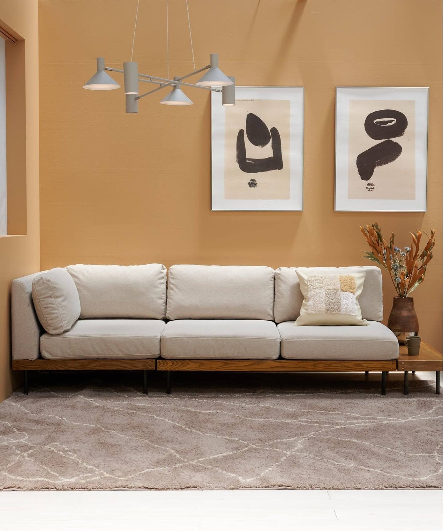 JOURNAL STANDARD FURNITURE（ジャーナルスタンダードファニチャー ） リルソファー 2P 25AW Fabric アイボリー
