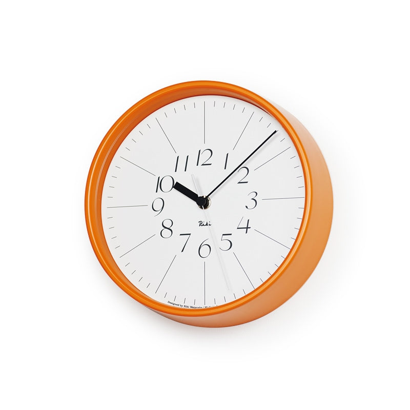 Lemnos RIKI STEEL CLOCK（リキ スチール クロック）［電波時計］