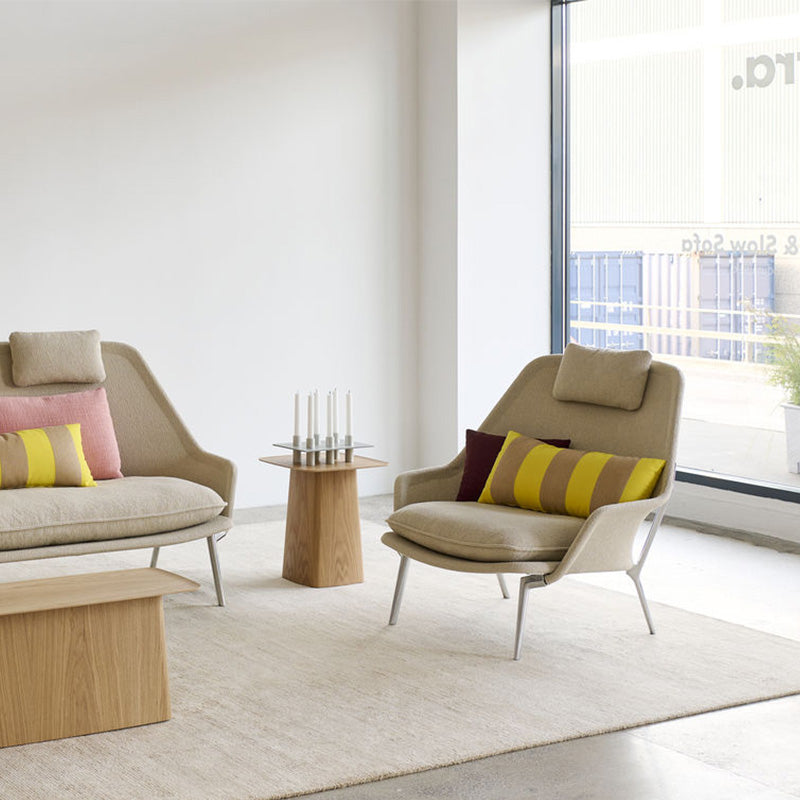 Vitra(ヴィトラ) スローチェア単体  (ファブリック) バックレストクッション2個付き