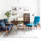 マルニ60 コンビネーション ガラスドアシェルフ63（棚板1枚付き）（ウォールナット）