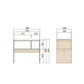 White Wood（ホワイトウッド）トイ 2WAY TABLE WOK-1729-O