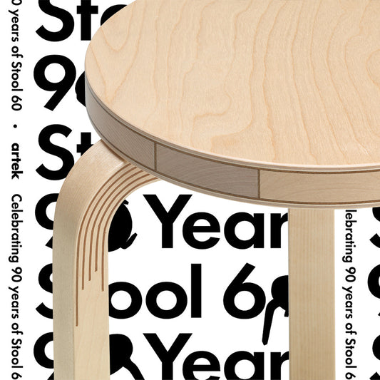 ※SOLD OUT【90周年アニバーサリーモデル第一弾】Artek（アルテック）スツール60コントラスティ