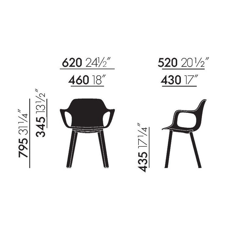 Vitra(ヴィトラ) HAL RE Armchair(ハル RE アームチェア) ウッド
