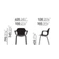 Vitra(ヴィトラ) HAL RE Armchair (ハル RE アームチェア) チューブ  スタッカブル