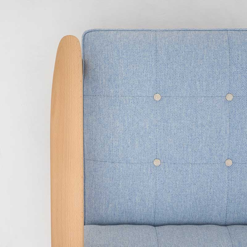【完売】カリモク60 Kチェア1シーター八重山ミンサー