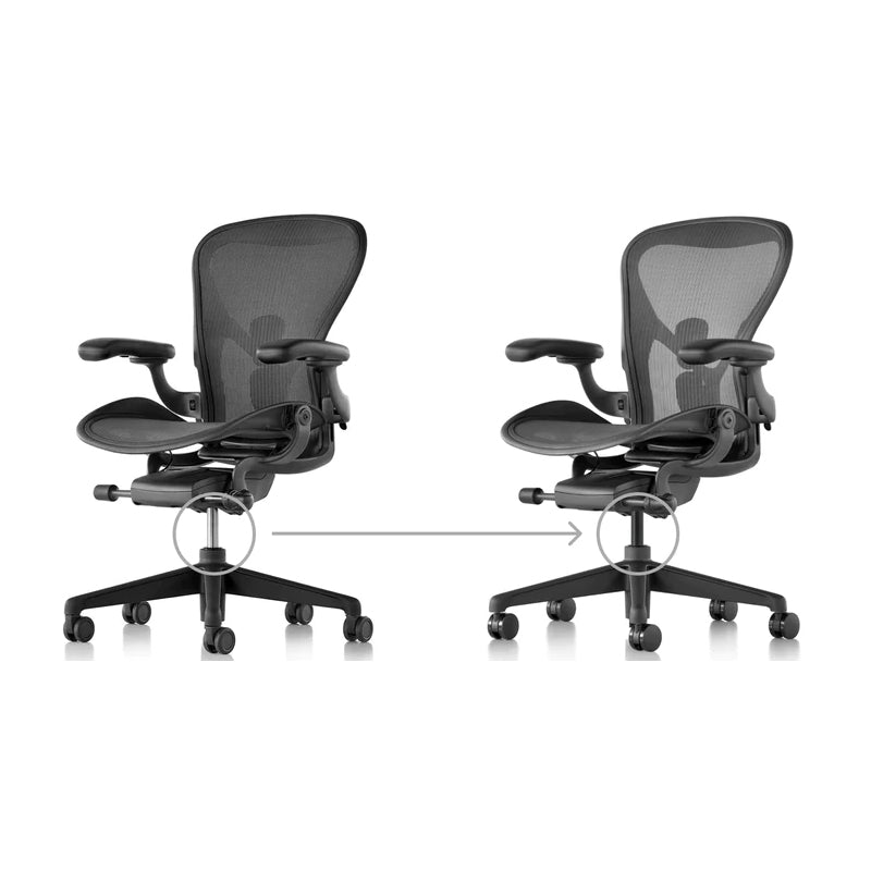 Herman Miller（ハーマンミラー） アーロンチェア リマスタード / フレーム カーボン×ベース サテンカーボン