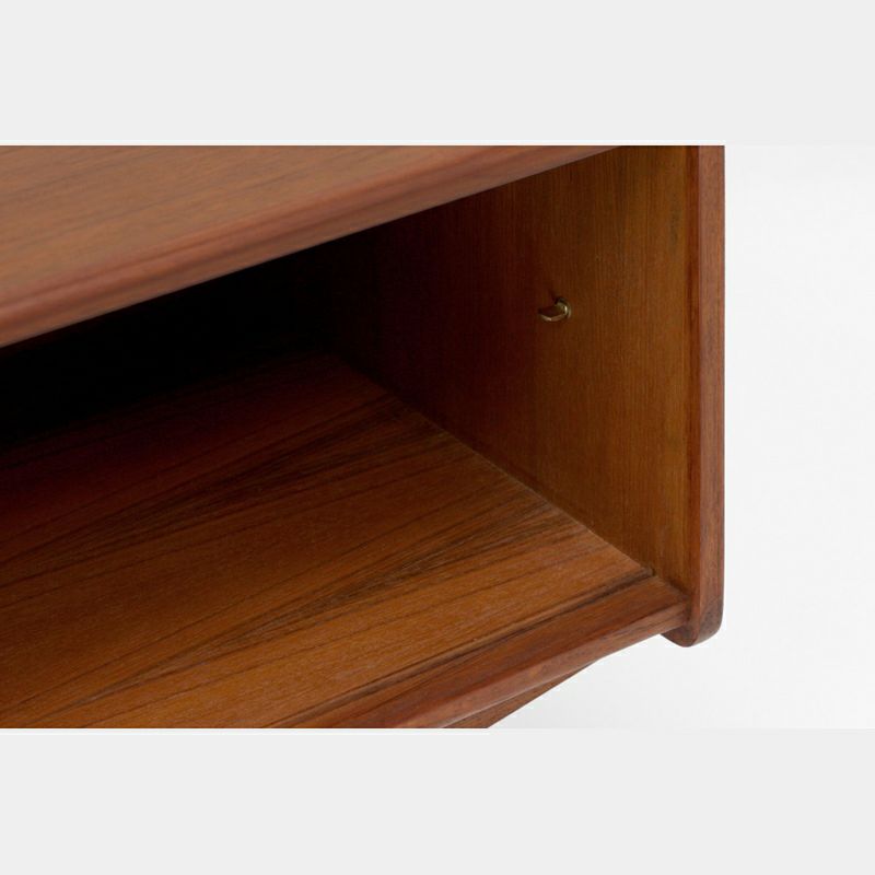【欠品中】（次回入荷をお待ちください）Klokken（クロッケン）チーク材テレビボード04 120cm